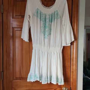 Surf Gypsy sz M Dress Embroidered floral print